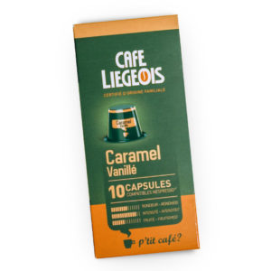 Coffee capsules Café Liégeois "Caramel"