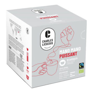 Coffee capsules Charles Liégeois "Mano Mano Puissant", 80 pcs.