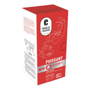 Coffee capsules Charles Liégeois "Puissant"