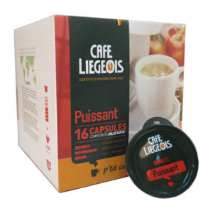 Coffee capsules Café Liégeois "Puissant"